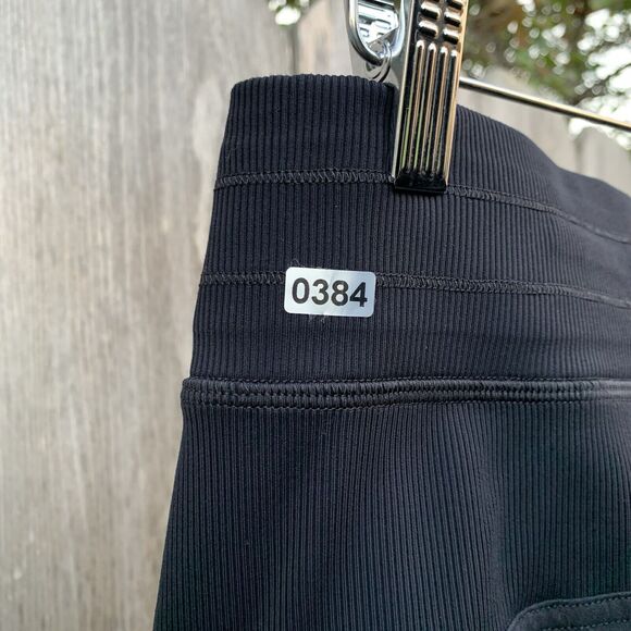 LULULEMON Dance Studio Pants Womens Sz 10 Black Stretch - Picture 11 of 11